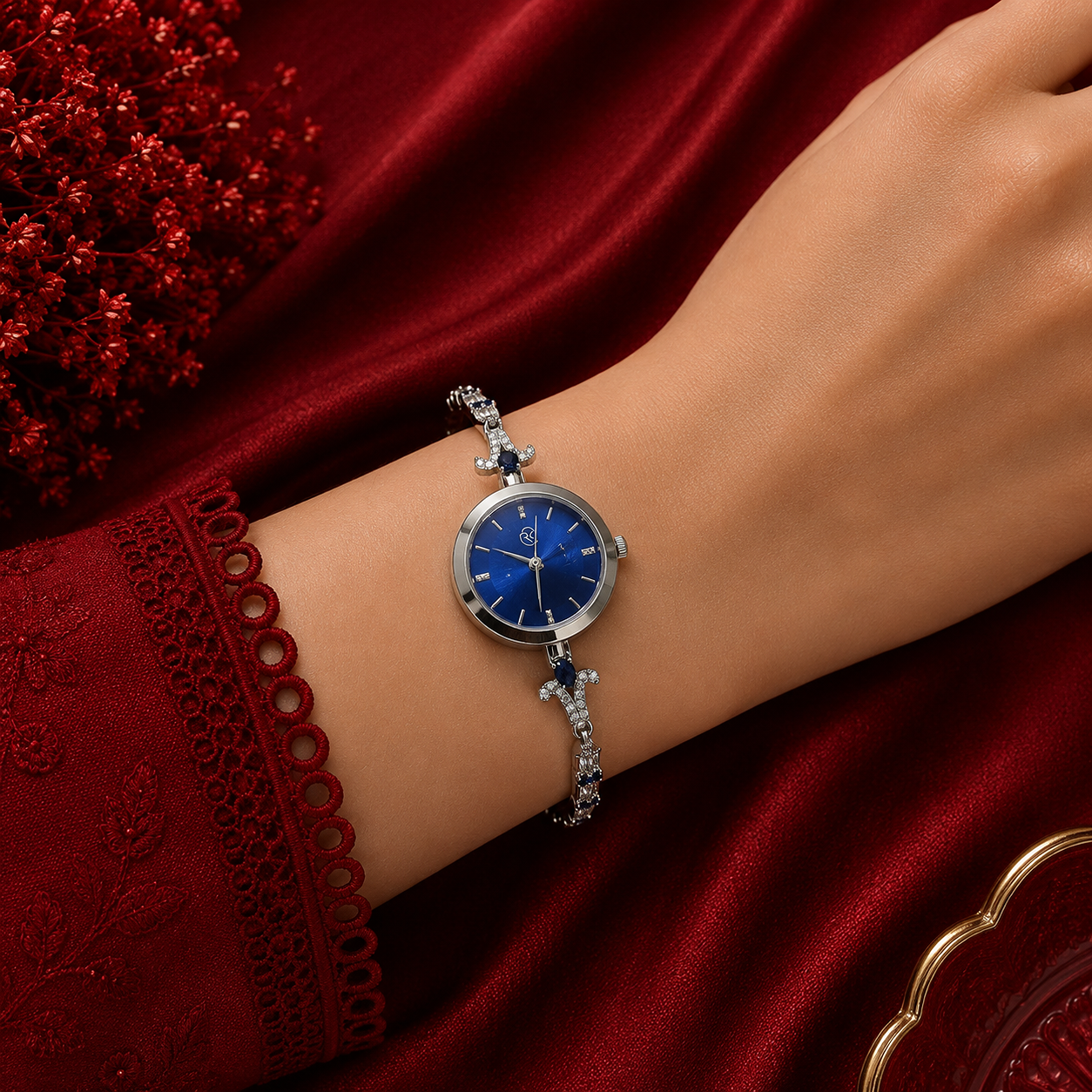 Girls Silver Watch